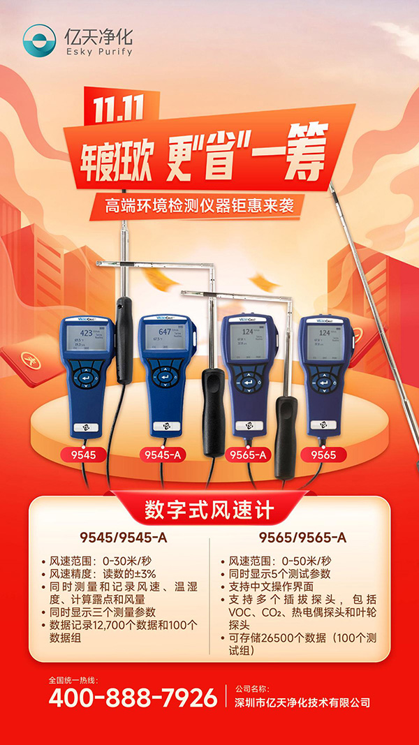 高端環境檢測儀器鉅惠來襲